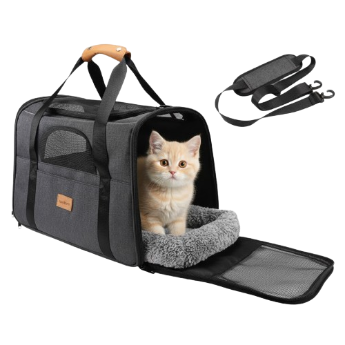 Sac de Transport Pliable et Confortable pour Chats et Chiens