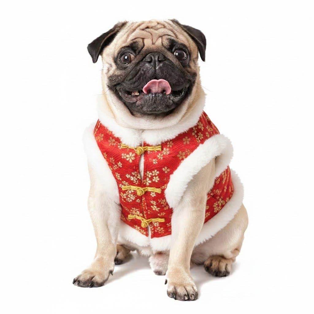 Robe de Noël Festive pour Animaux – Tenue du Nouvel An